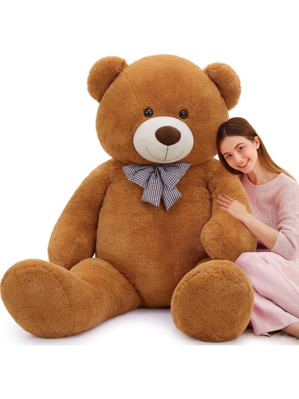 Jumbo 6ft Plush Stuffed Teddy Bear - Perfect Gift for Kids & Adults